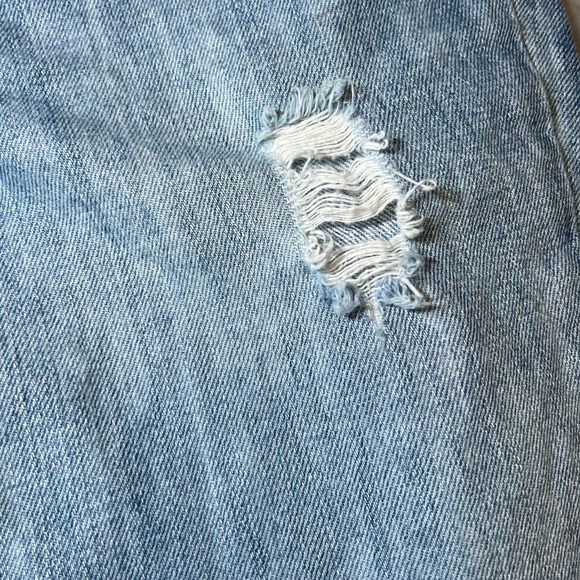 Vintage Old Navy Womens Size 12 Short Boy-Cut Jeans Low Waist Distressed Y2K - Picture 12 of 16